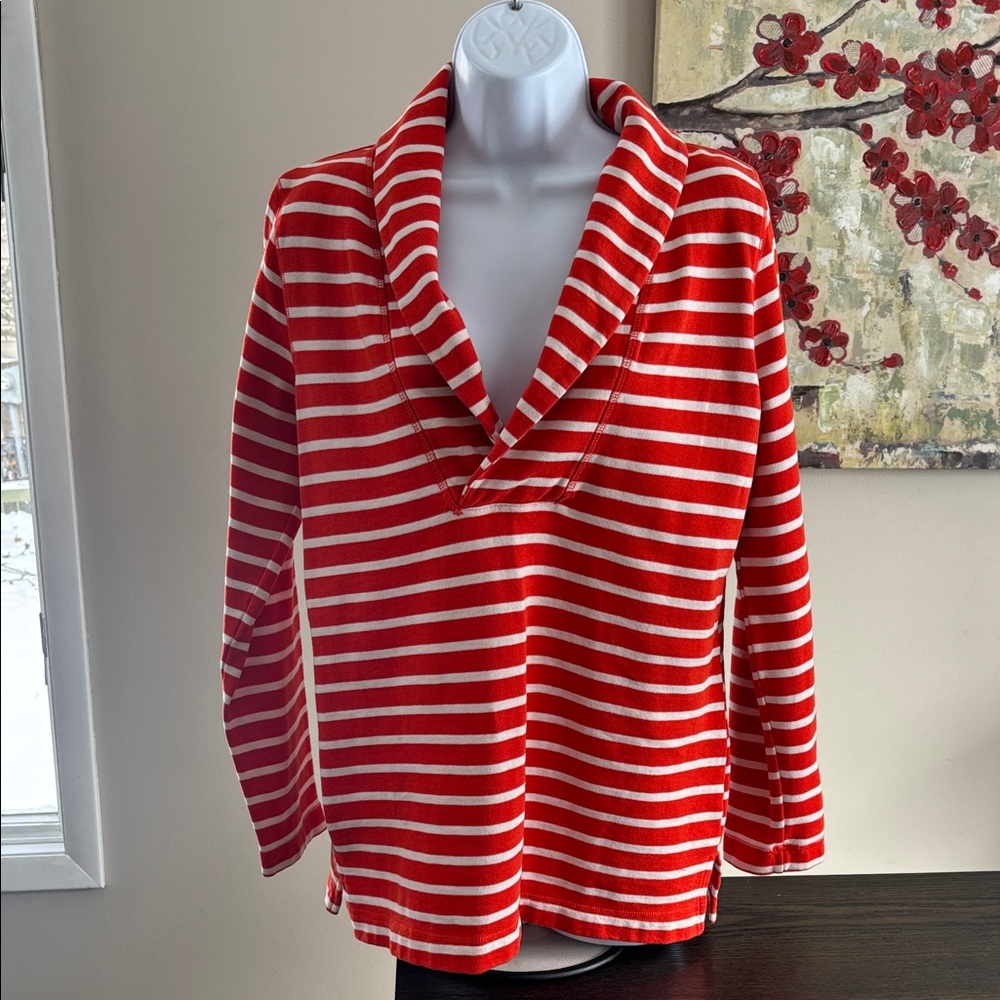 Merona striped cowl neck long sleeve shirt
